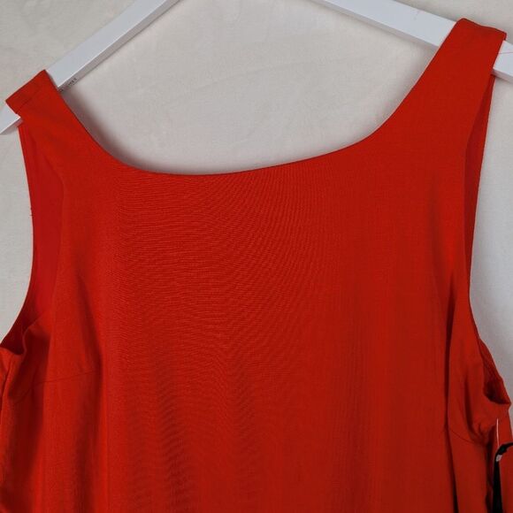NWT Kate Spade x Target Red/Orange Scalloped Mini Shift Dress M - Picture 8 of 10